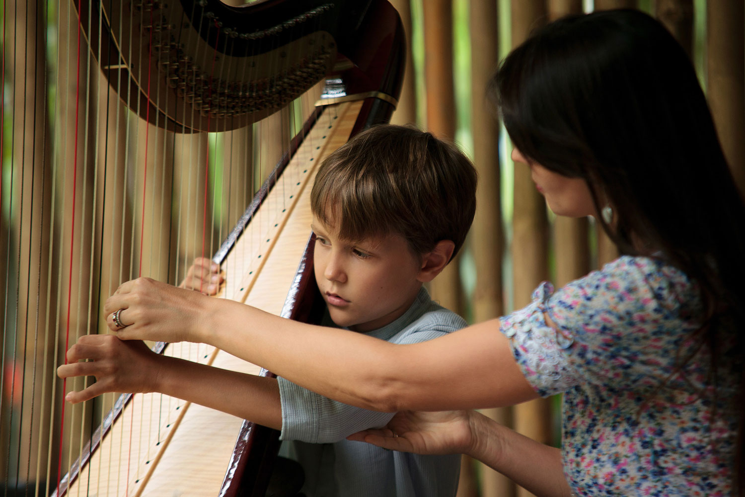 Harp lesson indonesia Bali