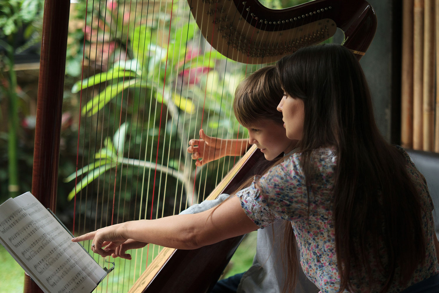 Harp lessons Bali